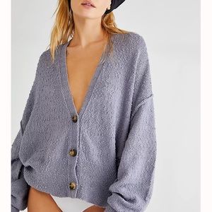 Free People Found My Friend Cardi Medium Rust